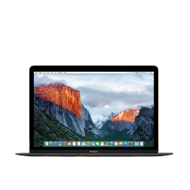 Refurbished Apple Macbook 8,1/M-5Y31/8GB RAM/256GB SSD/12"/RD/OSX/Space Grey/C (Early 2015)