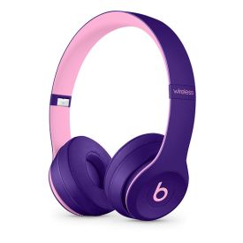 Refurbished Apple Beats Solo3 Wireless On-Ear Headphone - Pop Violet, A